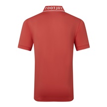 FootJoy FJ Wordmark Pique pánské polo, nantucket red
