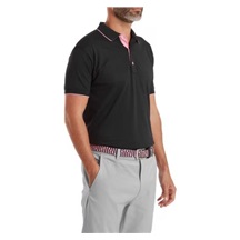 FootJoy FJ Wordmark pánské polo, pique black