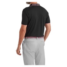 FootJoy FJ Wordmark pánské polo, pique black