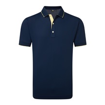 FootJoy FJ Wordmark Pique pánské polo, tmavě modré