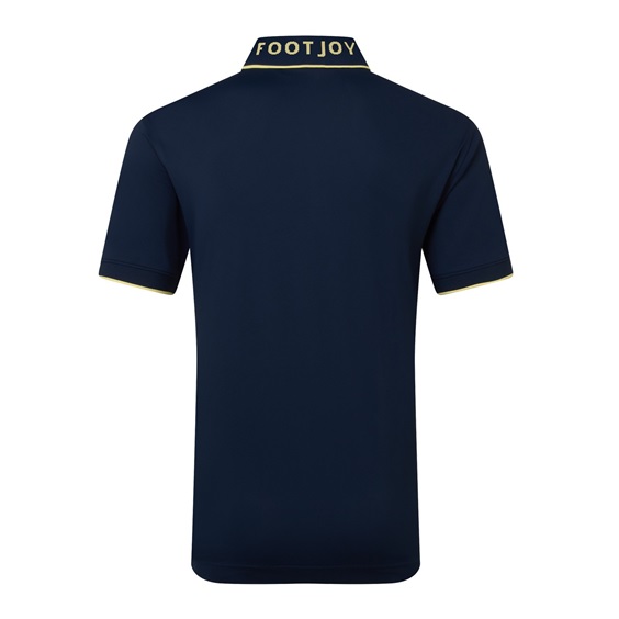 FootJoy FJ Wordmark Pique pánské polo, tmavě modré