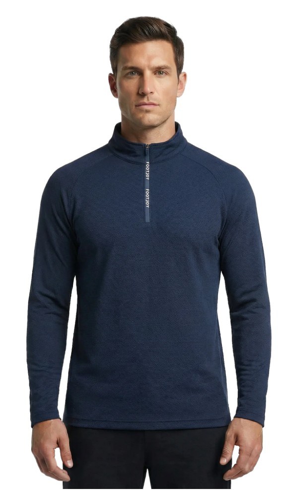 FootJoy Wordmark Chill Out pánská mikina, tmavě modrá