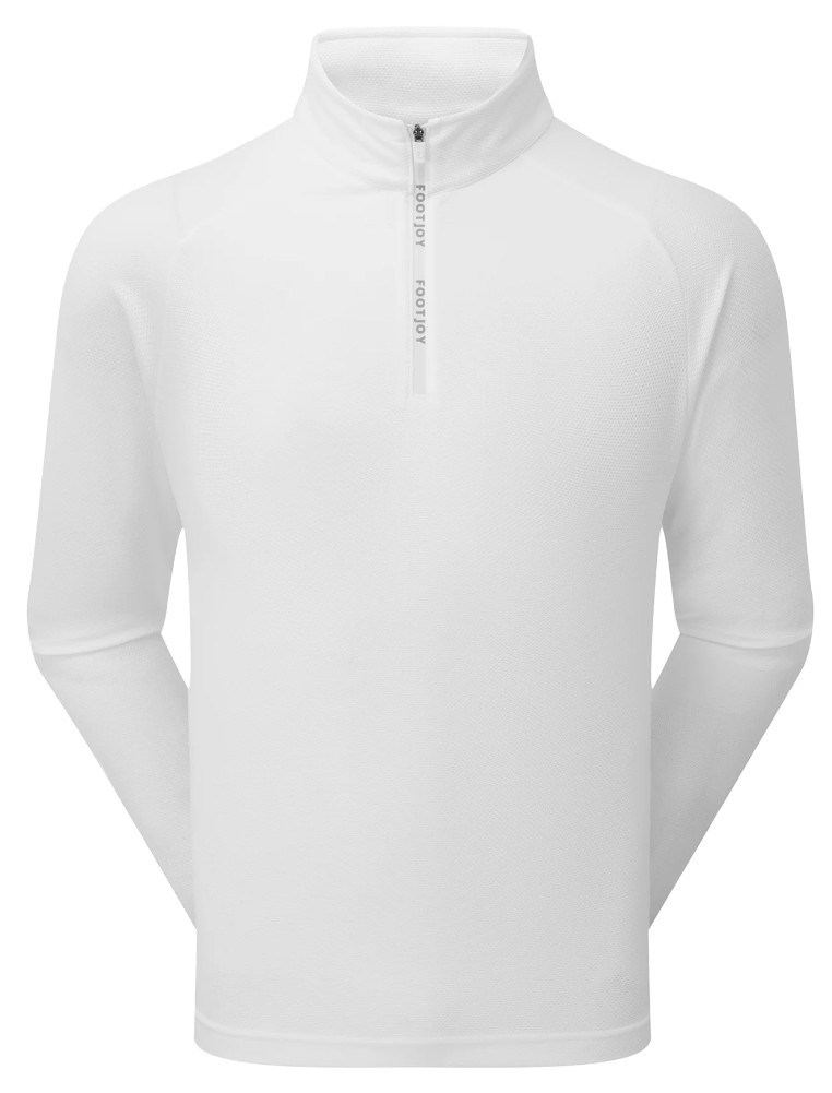 FootJoy Wordmark Chill Out pánská mikina, bílá
