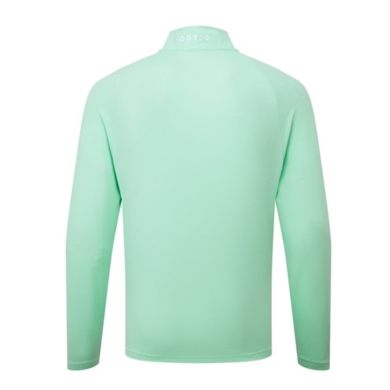 FootJoy Wordmark Chill Out pánská mikina, sea glass/white