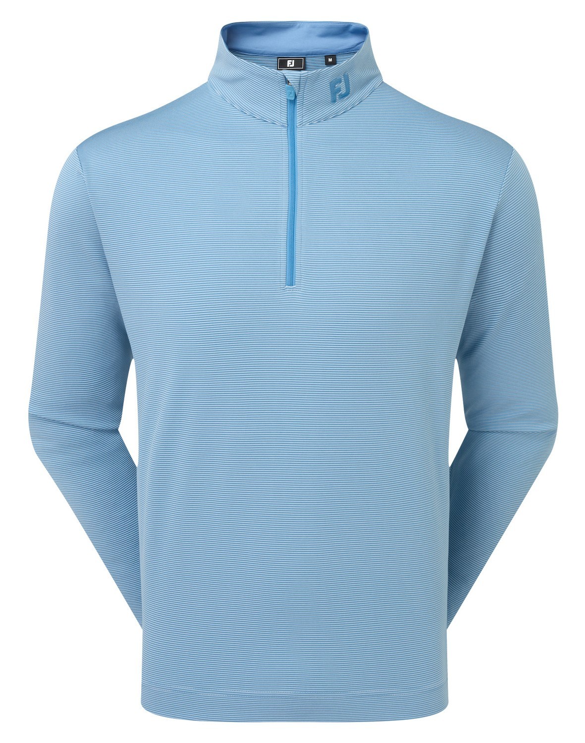 FootJoy Ottoman Stripe Chill-Out pánská mikina, chambray/coastal blue