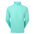 FootJoy Ottoman Stripe Chill-Out pánská mikina, blue reef/sea glass
