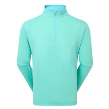 FootJoy Ottoman Stripe Chill-Out pánská mikina, blue reef/sea glass