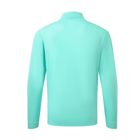 FootJoy Ottoman Stripe Chill-Out pánská mikina, blue reef/sea glass