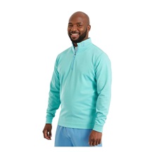 FootJoy Ottoman Stripe Chill-Out pánská mikina, blue reef/sea glass