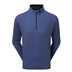 FootJoy Ottoman Stripe Chill-Out pánská mikina, black/vivid violet