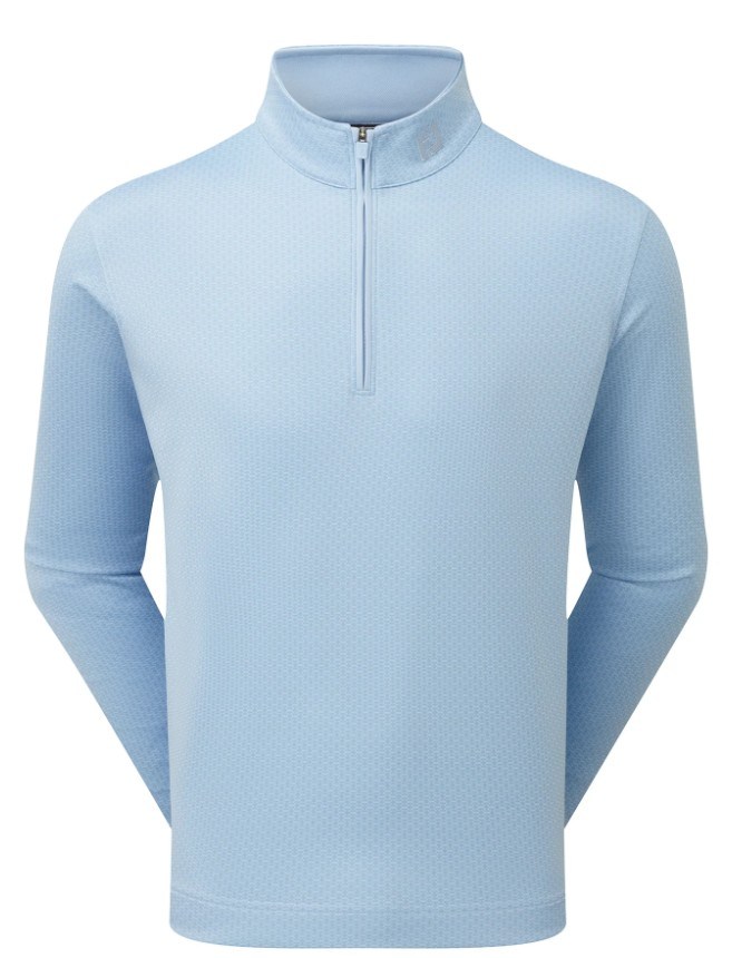 FootJoy Nautical Flag Tonal Chill Out pánská mikina, chambray