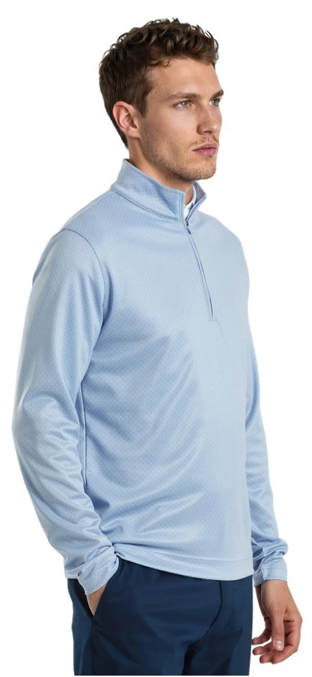 FootJoy Nautical Flag Tonal Chill Out pánská mikina, chambray