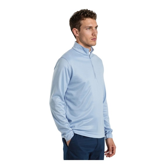 FootJoy Nautical Flag Tonal Chill Out pánská mikina, chambray