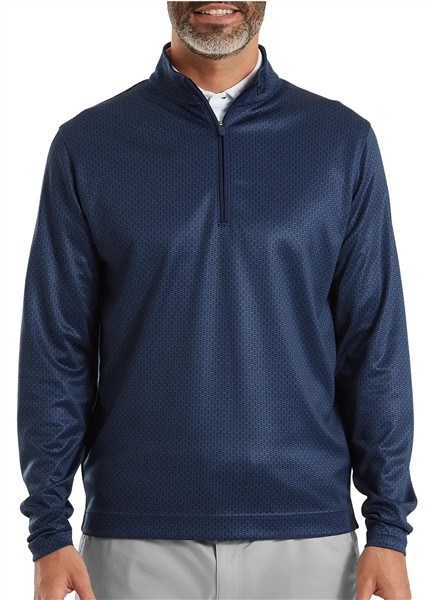 FootJoy Nautical Flag Tonal Chill Out pánská mikina, tmavě modrá