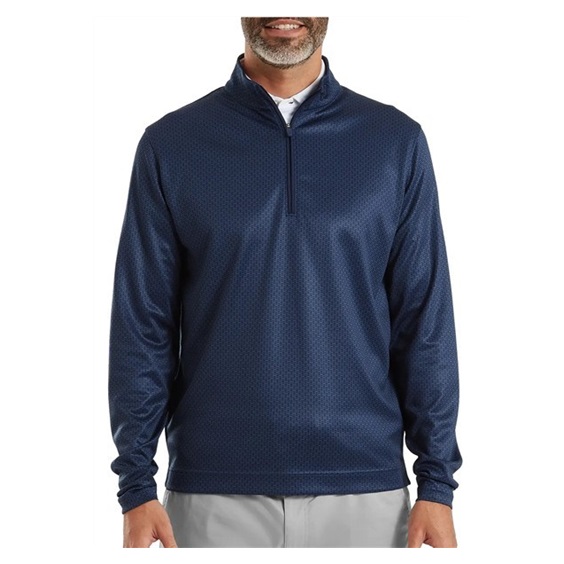 FootJoy Nautical Flag Tonal Chill Out pánská mikina, tmavě modrá