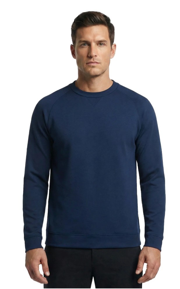 FootJoy Crew Neck pánská mikina, tmavě modrá