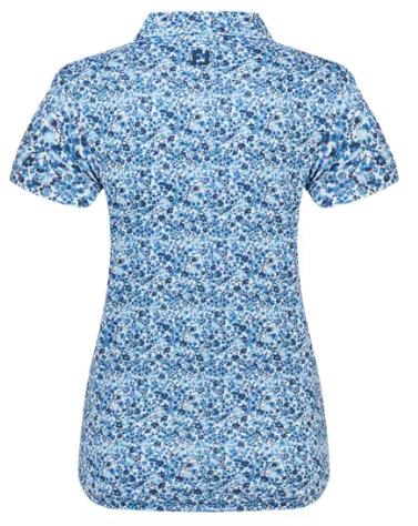 FootJoy Cap Sleeve Lisle dámské polo, navy floral print