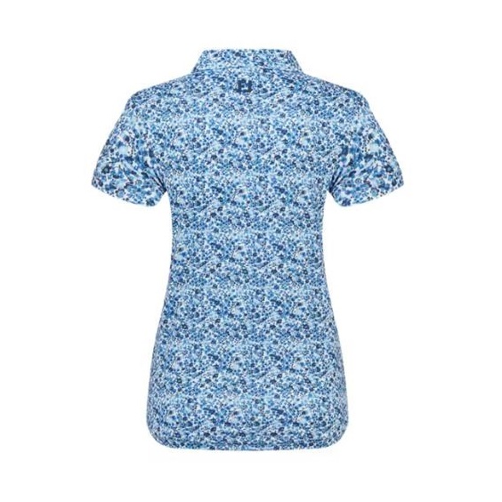 FootJoy Cap Sleeve Lisle dámské polo, navy floral print