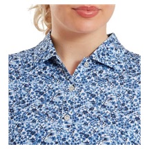 FootJoy Cap Sleeve Lisle dámské polo, navy floral print