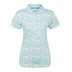 FootJoy Cap Sleeve Lisle dámské polo, tile blue floral print