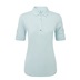 FootJoy Half Sleeve Ruched Lisle dámské polo, glacial blue