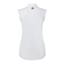 FootJoy Sleeveless Lisle dámské polo, bílé