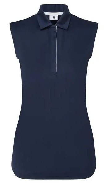FootJoy Sleeveless Lisle dámské polo, tmavě modré