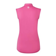 FootJoy Sleeveless Lisle dámské polo, hot pink
