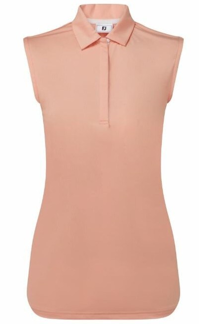 FootJoy Sleeveless Lisle dámské polo, desert peach