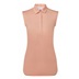 FootJoy Sleeveless Lisle dámské polo, desert peach