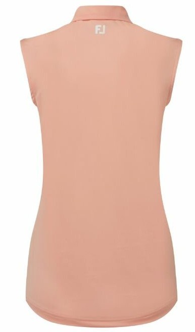FootJoy Sleeveless Lisle dámské polo, desert peach
