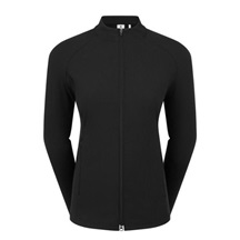 FootJoy Full-Zip Rib Midlayer dámská mikina, černá