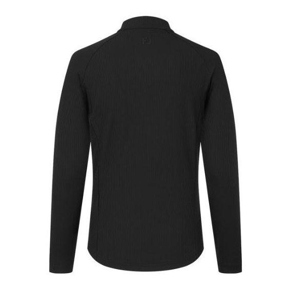 FootJoy Full-Zip Rib Midlayer dámská mikina, černá