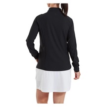 FootJoy Full-Zip Rib Midlayer dámská mikina, černá