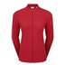 FootJoy Full-Zip Rib Midlayer dámská mikina, červená