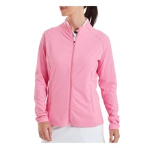 FootJoy Full-Zip Rib Midlayer dámská mikina, růžová