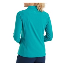 FootJoy Full-Zip Rib Midlayer dámská mikina, tite blue
