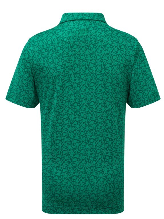Footjoy Painted Floral Lisle dětské polo, field green