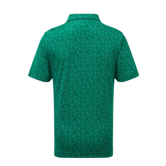 Footjoy Painted Floral Lisle dětské polo, field green