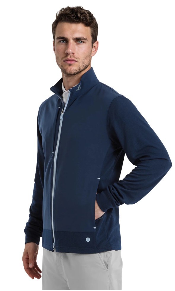 FootJoy Tempo Hybrid Full-Zip pánská bunda, tmavě modrá