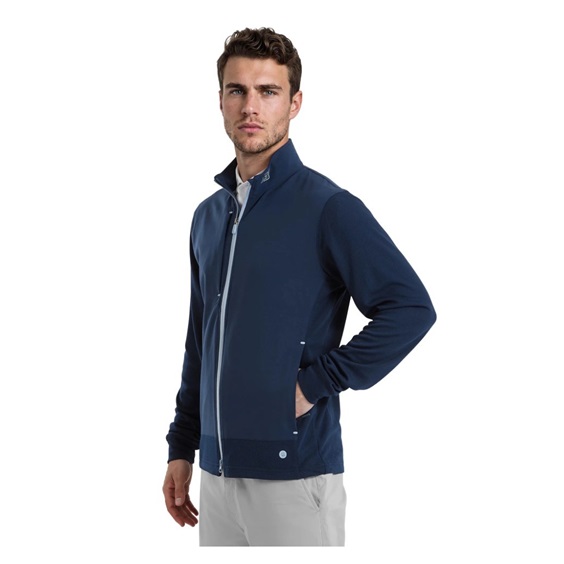 FootJoy Tempo Hybrid Full-Zip pánská bunda, tmavě modrá