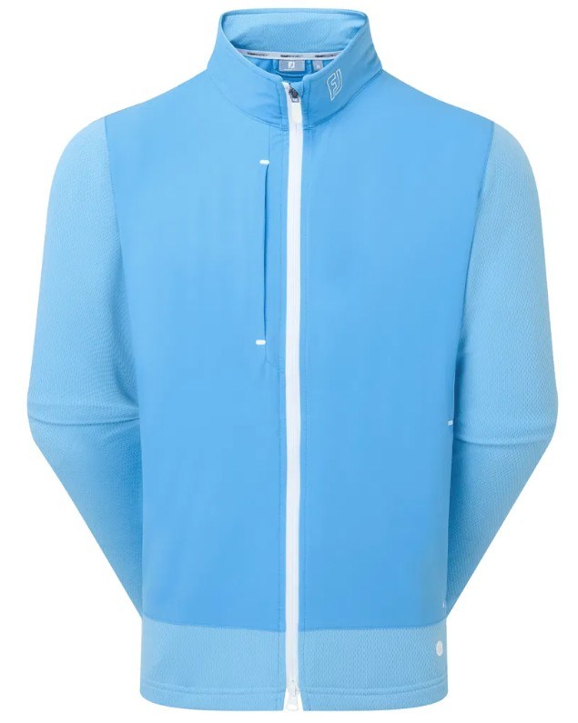 FootJoy Tempo Hybrid Full-Zip pánská bunda, blue reef/deep reef