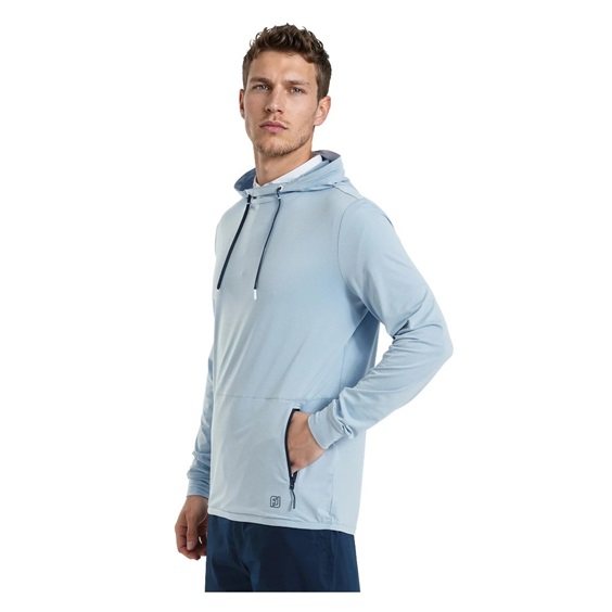 FootJoy TempoSeries Hoodie pánská mikina, blue ocean