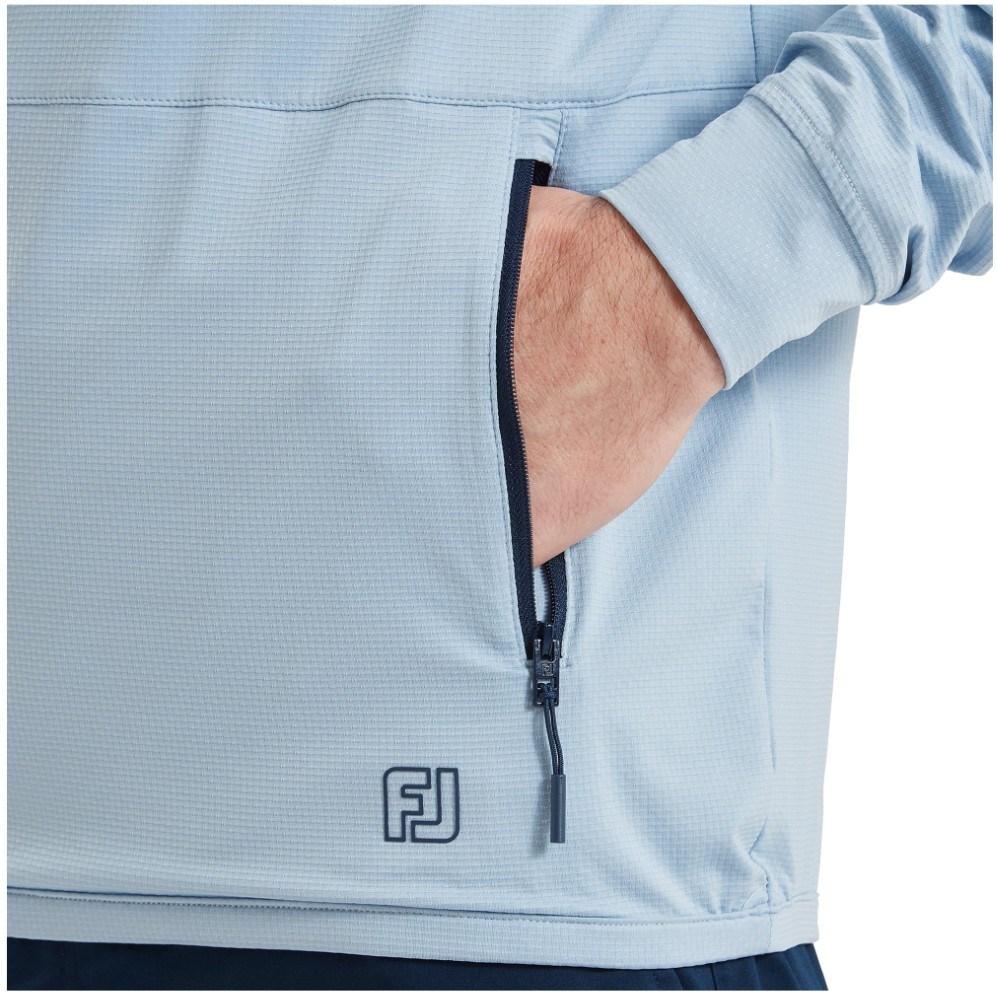 FootJoy TempoSeries Hoodie pánská mikina, blue ocean