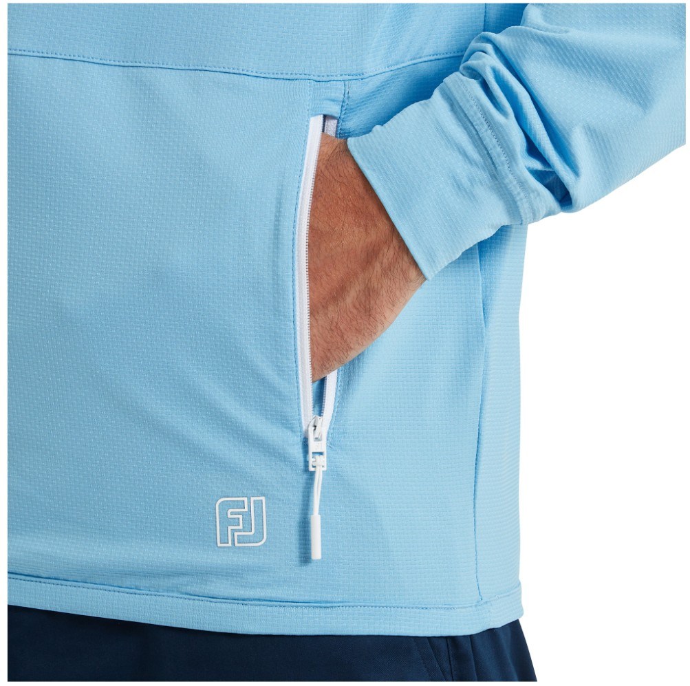 FootJoy TempoSeries Hoodie pánská mikina, blue reef