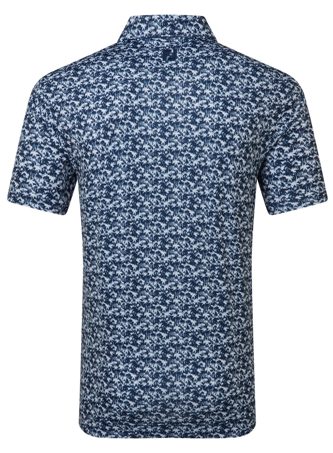 FootJoy Hidden Palm Print Lisle pánské polo, bílo/modré