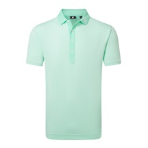 FootJoy Feeder Stripe Pique pánské polo, sea glass