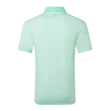 FootJoy Feeder Stripe Pique pánské polo, sea glass