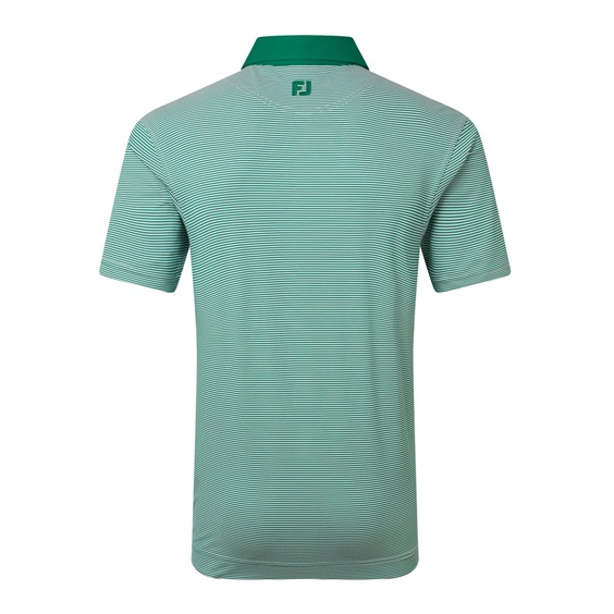 FootJoy Feeder Stripe Pique pánské polo, field green
