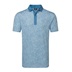FootJoy Condensed Camo Print Lisle pánské polo, white/chambray/coastal blue